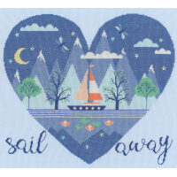 Bothy Threads Hilary Yafai Sail Away borduren (pakket) XHY8