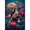 Diamond Painting 3 vogels met bloemen