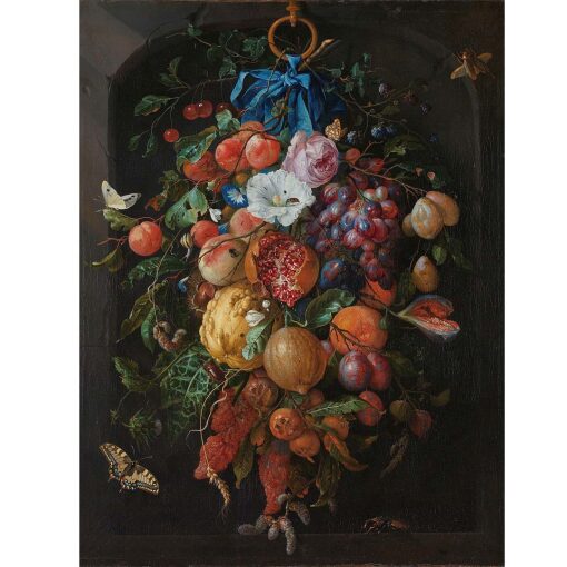 Festoen van vruchten en bloemen diamond painting