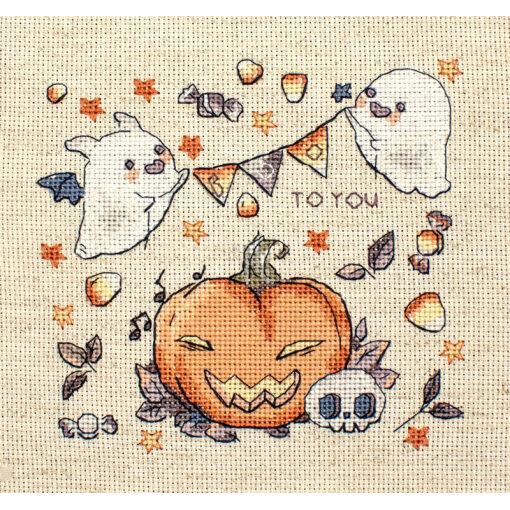 Leti Stitch Boo To You borduren (pakket) L8814