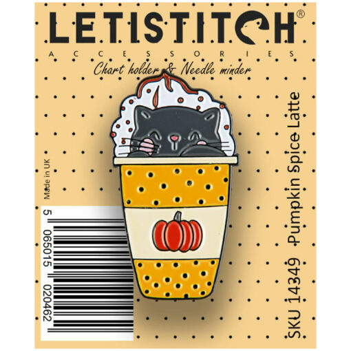 Leti Stitch Needle Minder Pumpkin Spice Latte 14349