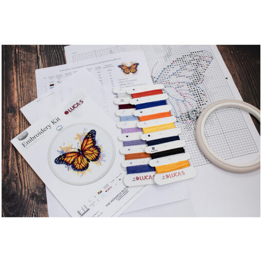 Luca-S The Monarch Butterfly borduren (pakket) BC102