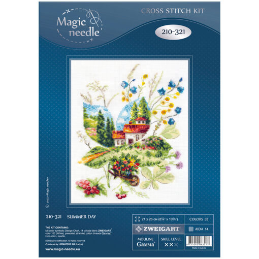 Magic Needle Summer Day borduren (pakket) 210-321