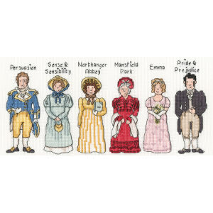 Bothy Threads Alison Gardiner No Enjoyment Like Reading borduren (pakket) XAG4