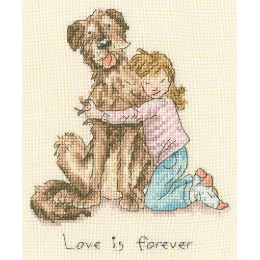 Bothy Threads Anita Jeram Love is forever borduren (pakket) XAJ27