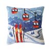 Collection d'Art Alpine Skiingl Kruissteekkussen pakket 5490