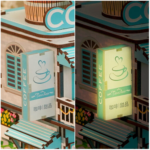 Tonecheer Cape Coffee Shop bureau prullenbak TQ181 - Afbeelding 3