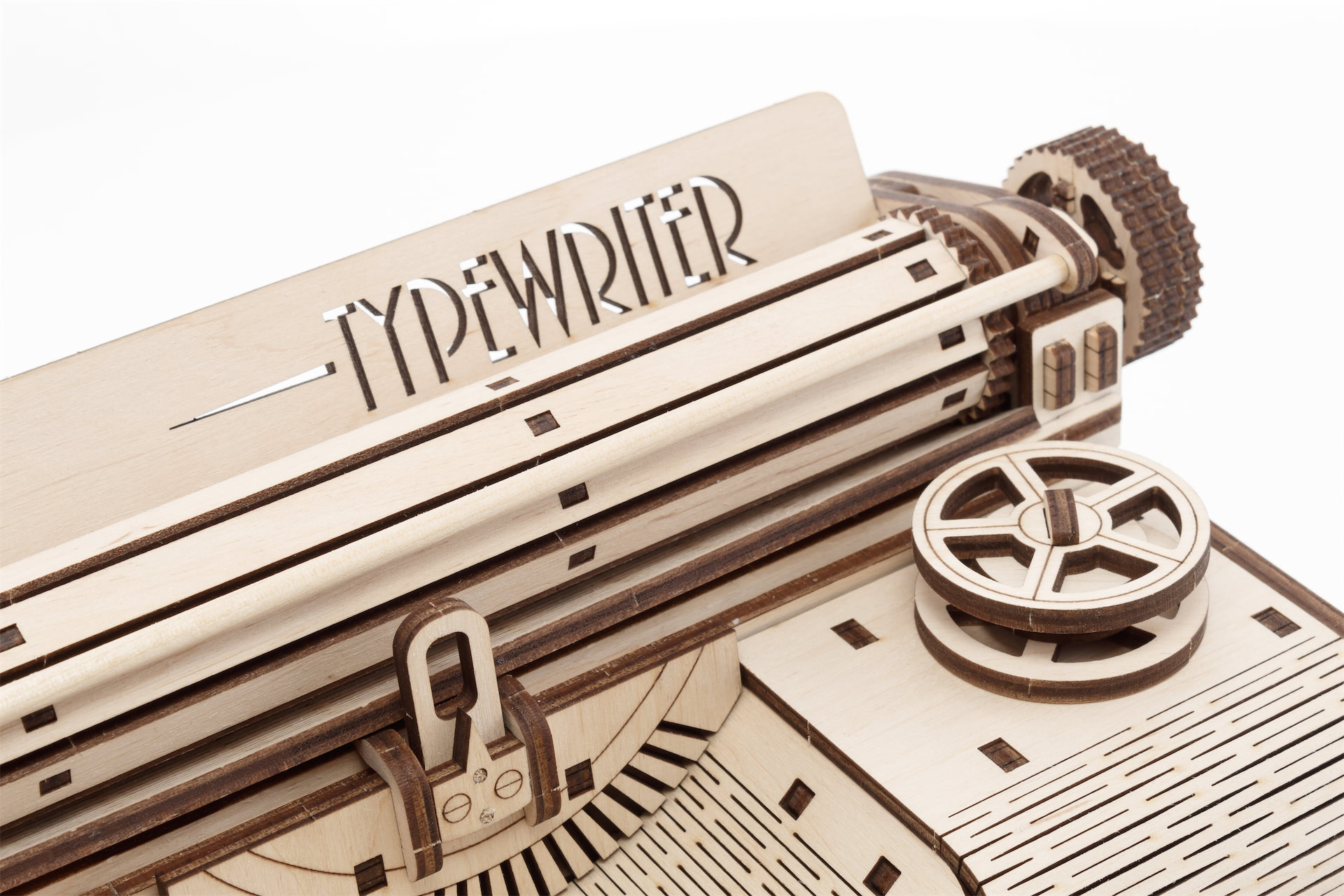 Eco-Wood-Art Vintage Typewriter 3D houten bouwpakket