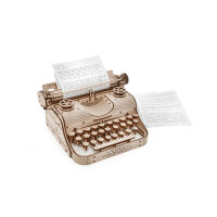 Eco-Wood-Art Vintage Typewriter 3D houten bouwpakket