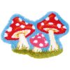Vervaco Paddestoelen Knoopvormtapijt pakket PN-0154686