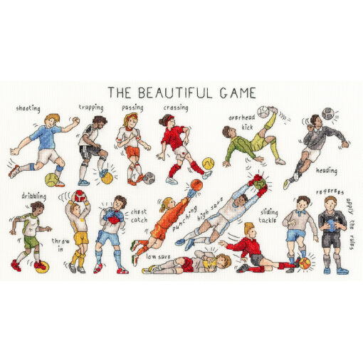 Bothy Threads Peter Smith The Beautiful Game borduren (pakket) XPS12