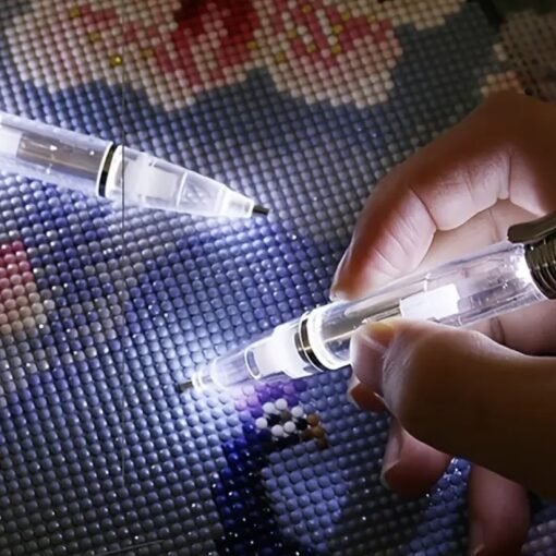 Diamond Painting pen met verlichting - Afbeelding 2