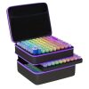 Opbergkoffer paars met 240 potjes + Diamond painting accessoires pakket
