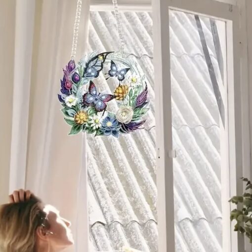 Diamond painting muurhanger Vlinders - Afbeelding 2