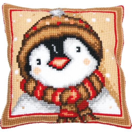 Vervaco Pinguin Kruissteekkussen pakket PN-0203343