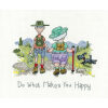 Heritage Crafts Do What Makes You Happy borduren (pakket) 1792a