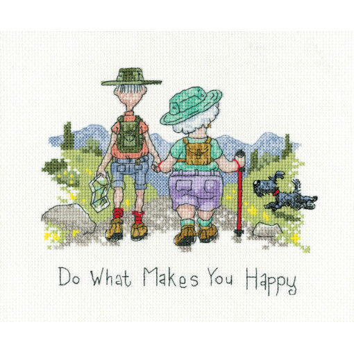 Heritage Crafts Do What Makes You Happy borduren (pakket) 1792a