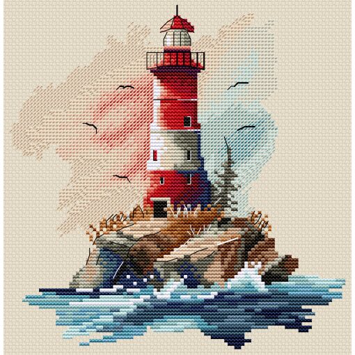 HobbyJobby Summer Lighthouse borduren (pakket) HJ015