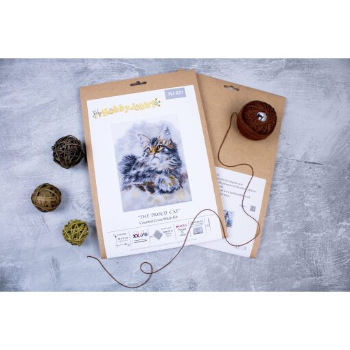 HobbyJobby The Proud Cat  borduren (pakket) HJ031