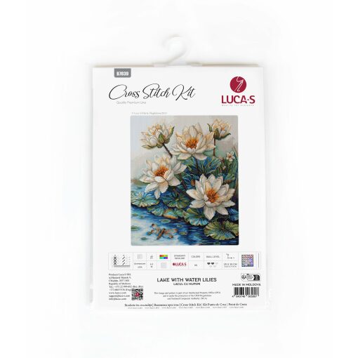 Luca-S Lake with Water Lilies borduren (pakket) B7039
