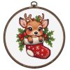 Luca-S Santa's Surprise borduren (pakket) BC235 inclusief borduurring