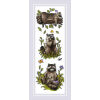 RIOLIS Three Raccoons  borduren (pakket) 2223