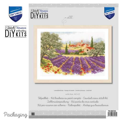 Vervaco Lavendellandschap borduren (pakket) PN-0002165