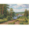 Alisa Above the river borduren (pakket) 3-13