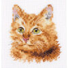 Alisa Animal Portraits Ginger Cat borduren (pakket) 0-207