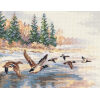 Alisa Flying Ducks borduren (pakket) 3-27