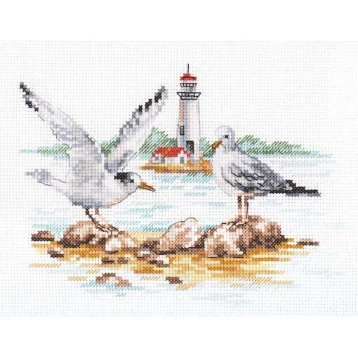 Alisa Seagulls borduren (pakket) 3-30