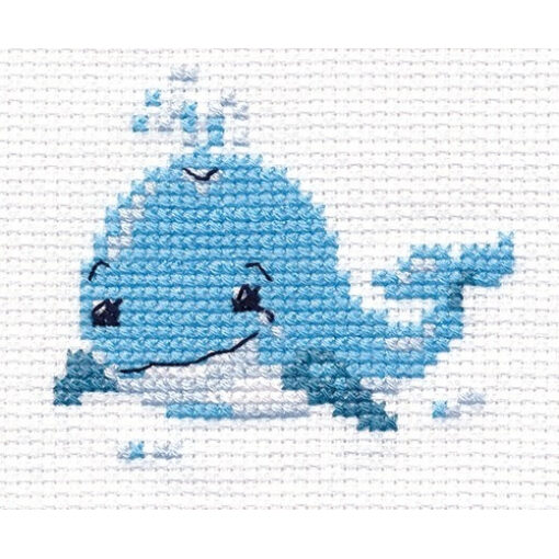 Alisa Whale  borduren (pakket) 0-162