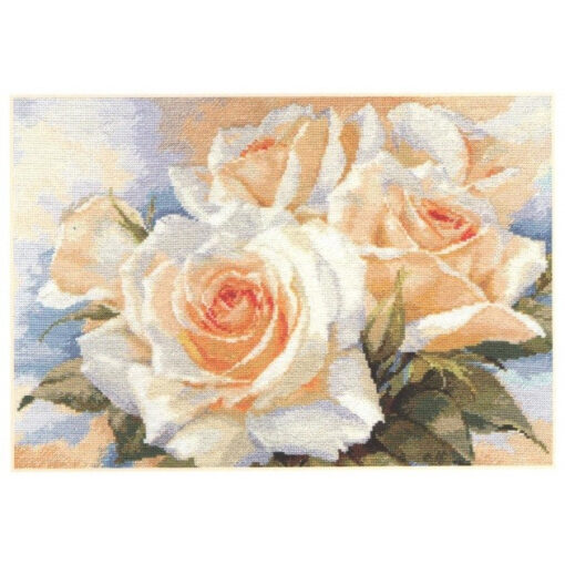 Alisa White Roses borduren (pakket) 2-32