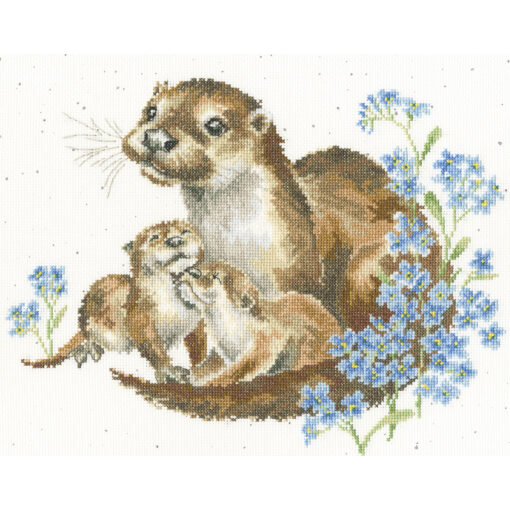Bothy Threads Hannah Dale Otterly Adorable borduren (pakket) XHD141