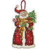 Dimensions Santa Ornament 70-08895