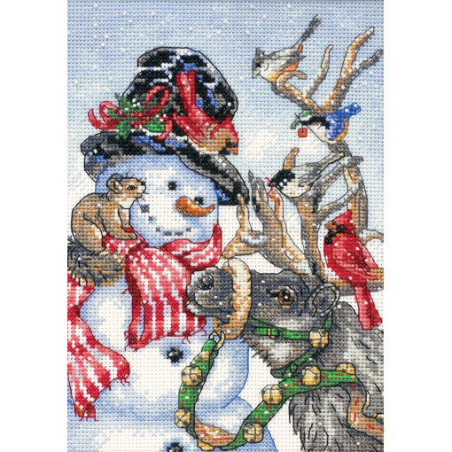 Dimensions Snowman & Reindeer 8824