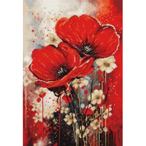 Luca-S The Dance of The Poppies borduren (pakket) B7046