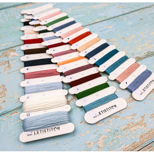 Leti Stitch London Snowfall borduren (pakket) L9919