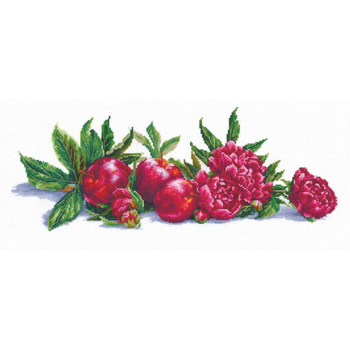 Andriana Apples And Peonies borduren (pakket) SANYA-02