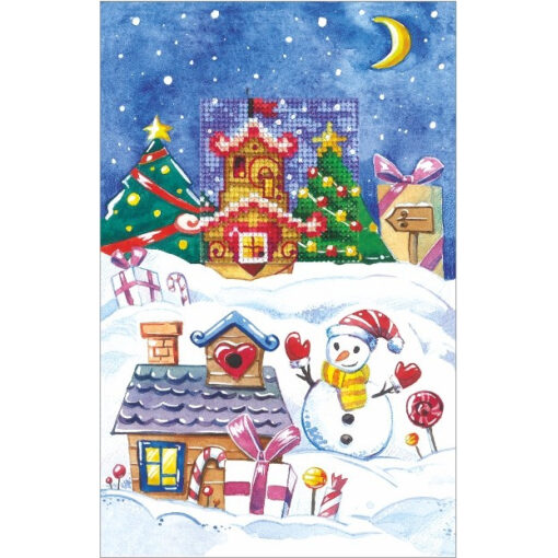 Andriana Cards Gingerbread House borduren (pakket) SANO-12