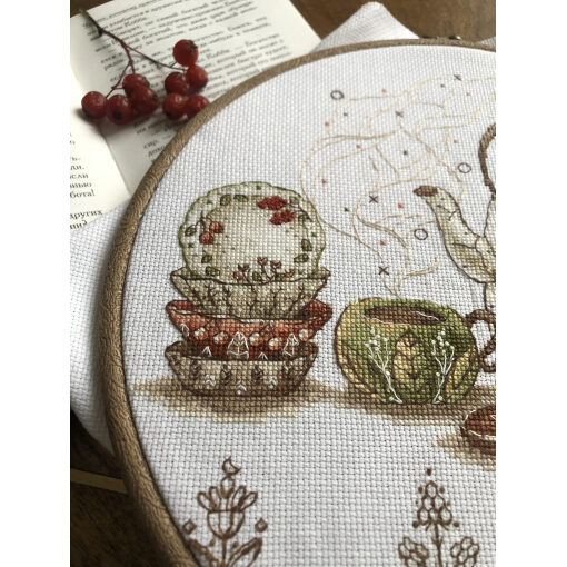 Andriana Tea keepers borduren (pakket) SANH-06