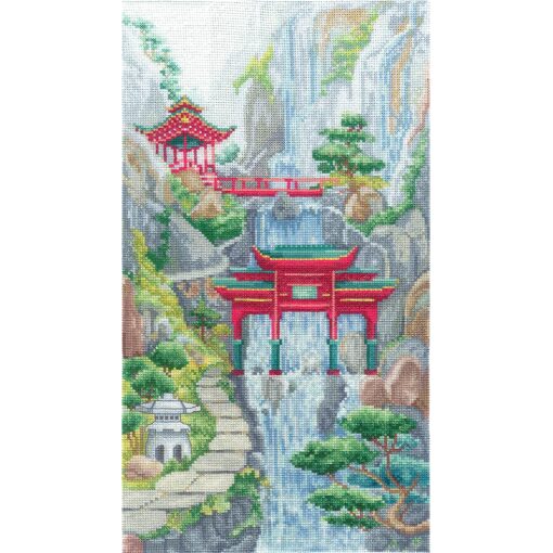 Andriana Waterfall gate borduren (pakket) SANV-40