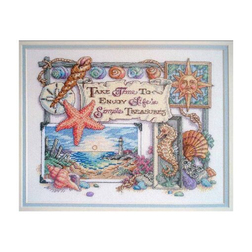 Dimensions Simple Treasure borduren (pakket) 13696