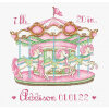 Leti Stitch Baby Carousel Pink borduren (pakket) L8046