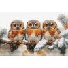 Luca-S Owls in The Silence of Winter borduren (pakket) BU5077
