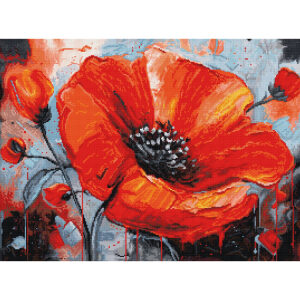 Luca-S The Passion of Poppies borduren (pakket) B7045