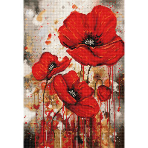 Luca-S The Vibration of Poppies borduren (pakket) B7044