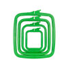 Nurge borduurring rechthoekig 9.5 x 11 cm Groen