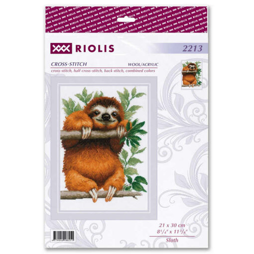 RIOLIS Sloth borduren (pakket) 2213