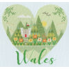 Bothy Threads Hilary Yafai Heart Of Wales borduren (pakket) XHY11